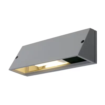 SLV Pema carree applique, gris argent, e27, max. 15w -  - gris argent