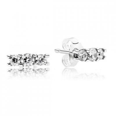 PANDORA Pendientes  290725CZ Mujer Elegancia Brillantes
