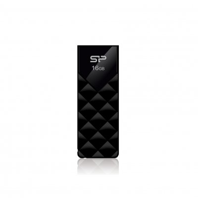 SILICON POWER Pendrive  SP016GBUF2U03V1K 16 GB USB 2.0 Noir 