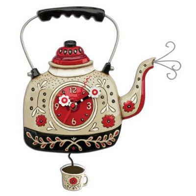 ENESCO Pendule th&eacute;i&egrave;re beige by allen