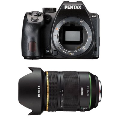 PENTAX  appareil photo reflex kf noir + 16-50 f/2.8 ed plm aw