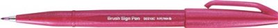 PENTEL  Arts Brush Sign Pen SES15C-B2X, Feutre pinceau, Rouge framboise