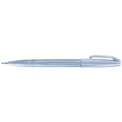 PENTEL  Arts arts Stylo Feutre Brush Sign Pen Ses 15, Gris Bleut&eacute;