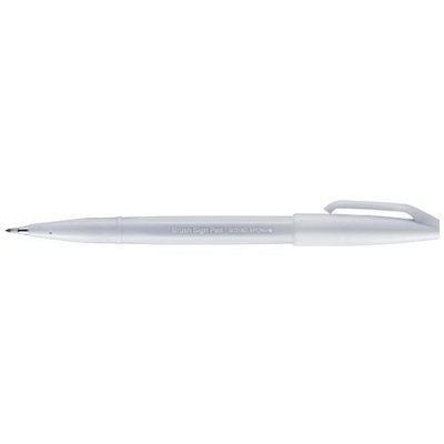 PENTEL  Arts arts Stylo Feutre Brush Sign Pen Ses 15, Gris Clair