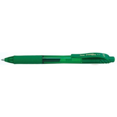 PENTEL  BL107-D Roller encre gel Pointe m&eacute;tal 0,7 mm Vert