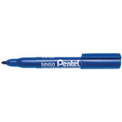 PENTEL  Green Label Marqueur Permanent &agrave; Pointe conique Bleu