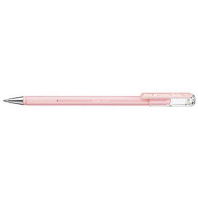 PENTEL  K108-P Hybrid Milky Stylo Roller Encre Gel Pastel Rose