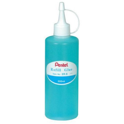 PENTEL  Lot de 3 Flacons 300 ml Recharge Roll'n Glue ER-S Colle Liquide