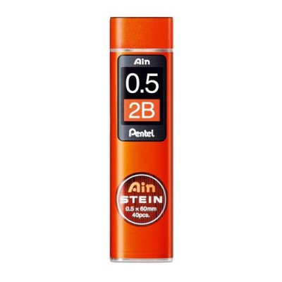 PENTEL  Lot de 5 Etuis de 40 mines 0,5 mm AIN STEIN C275 duret&eacute; 2B