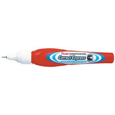 PENTEL  Lot de 6 Stylos correcteur ZLE53-W 7ml Pointe Micro Fine Blanc