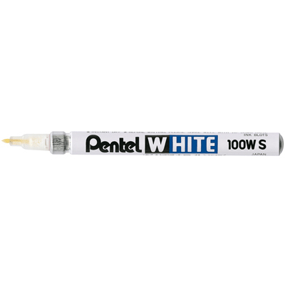 PENTEL  Marqueur peinture encre permanente blanche pointe fine