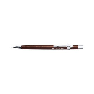 PENTEL  Porte-mines P203, diam&egrave;tre de mines: 0,3 mm, marron
