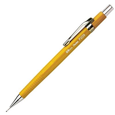 PENTEL  Porte-mines P209, diam&egrave;tre de mines: 0,9 mm, jaune