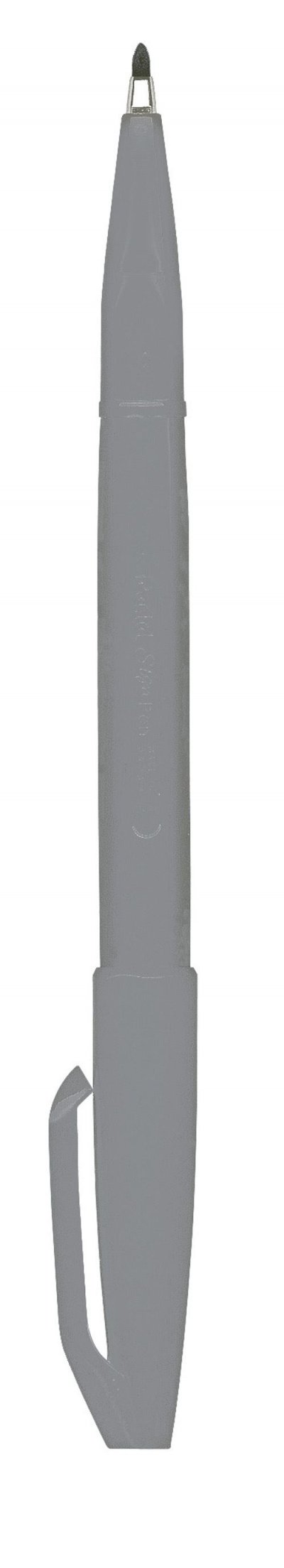 PENTEL  S520 Sign Pen Stylo feutre &agrave; pointe fibre fine acrylique Gris