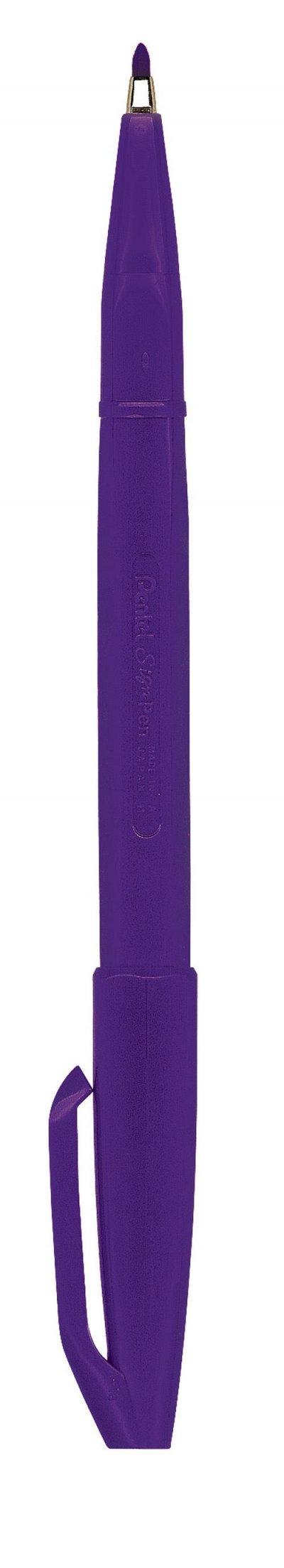 PENTEL  Sign Pen Stylo feutre &agrave; Pointe fibre fine Acrylique Violet
