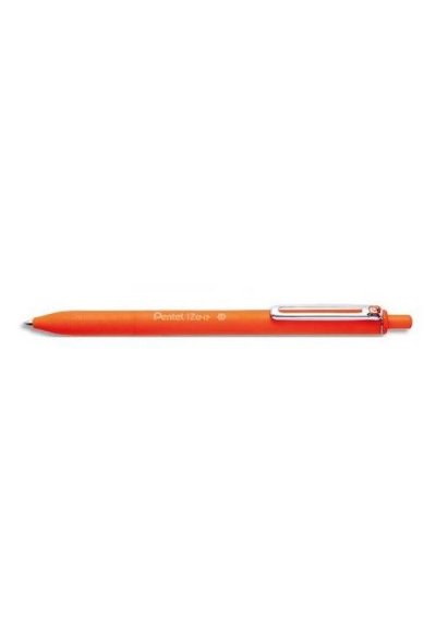 PENTEL  Stylo &agrave; bille r&eacute;tractable iZee, orange - Lot de 25