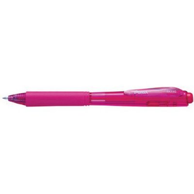 PENTEL  Stylo &agrave; bille r&eacute;tractable WOW BK440, rose
