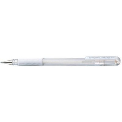 PENTEL  Stylo Roller &Agrave; Encre Gel Hybrid Gel Grip K118l, Blanc