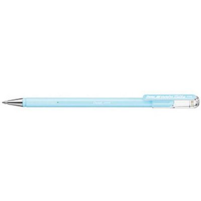 PENTEL  Stylo roller &agrave; encre gel Hybrid Milky, bleu pastel - Lot de 10