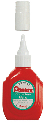 PENTEL  ZLC1-WF Correcteur liquide Flacon de 18 ml avec Pointe valve