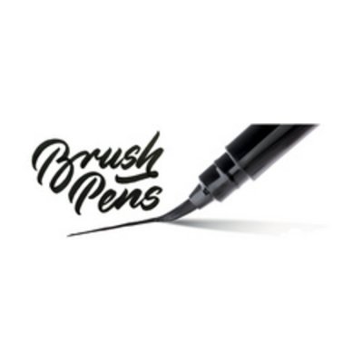 PENTEL Arts Stylo pinceau Brush Pen, corps noir