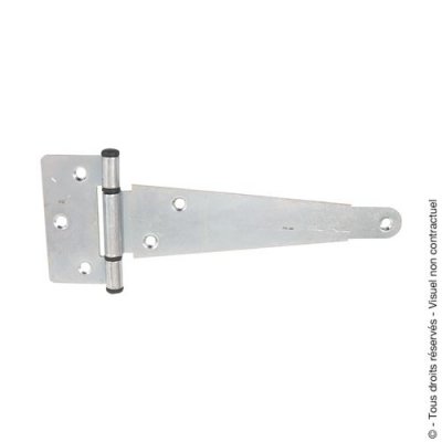 MERMIER Penture anglaise - axe composite - 300 mm - acier zingu&eacute;
