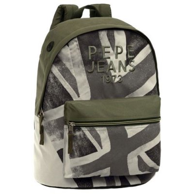 PEPE JEANS  Otto Set de Sac Scolaire, 42 cm, Vert 6272351
