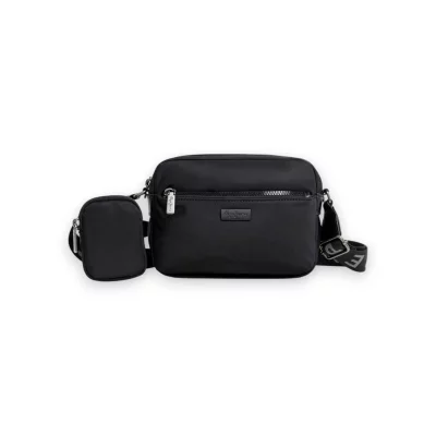 PEPE JEANS  pour femme. PL0300172 Sac Traci noir (OSFA), Casuel, Polyamide