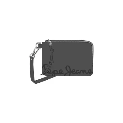 PEPE JEANS  pour femme. PL0700062 Porte-cl&eacute;s noir (OSFA), Casuel, Polyur&eacute;thane
