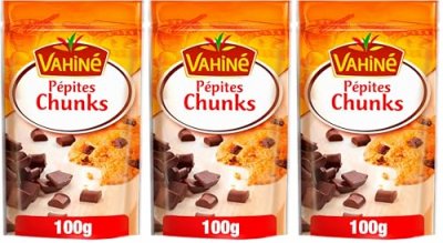 VAHINE P&eacute;pites De Chocolat Noir Maxi  - Le Sachet De 100g
