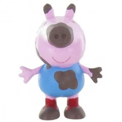 COMANSI Peppa pig figurine george dans la boue 5 cm bullyland COMA99688