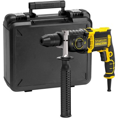 STANLEY Perceuse &agrave; percussion 2 vitesses 1100W  Fatmax FMEH1100K-QS