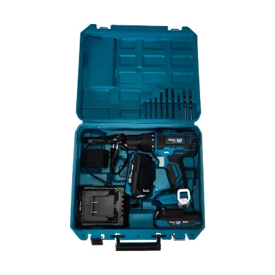 KOMA TOOLS Perceuse &agrave; percussion - 20V - 2 batteries 2.0Ah et chargeur