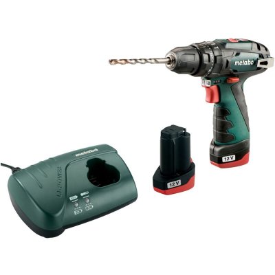 METABO Perceuse &agrave; percussion &agrave; batterie rechargeable 10,8 v PowerMaxx sb Basic 