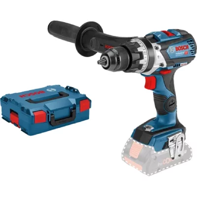 BOSCH PROFESSIONAL Perceuse &agrave; Percussion BOSCH GSB 18V-110 C (2 x 5,0 Ah GAL18V-40 L-Boxx 136)