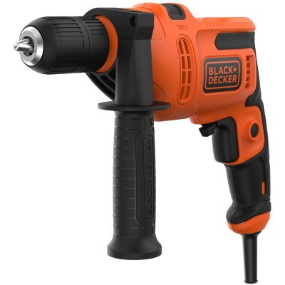 BLACK & DECKER Perceuse &agrave; percussion filaire 500W Black+Decker BEH200K-QS
