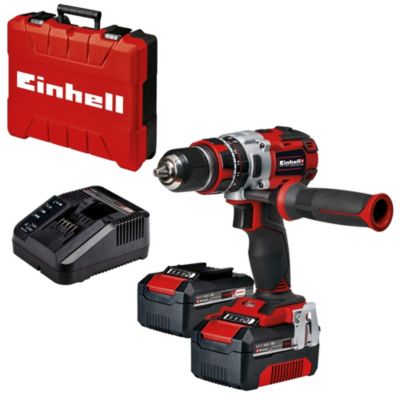 EINHELL Perceuse &agrave; percussion sans fil  TECD 18LII BL 18V - 2 x 3Ah