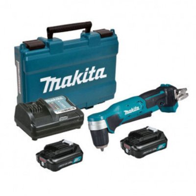 MAKITA Perceuse d'angle , 12 V 2 Ah, 2 batteries