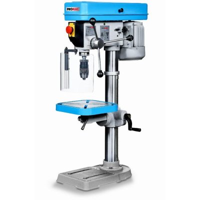 PROMAC Perceuse etabli 230v - 0 37 kw- 16 mm 5 vitesses cone cm2 course 80