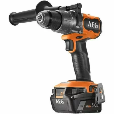 AEG Perceuse sans fil  POWERTOOLS 18 V 5 Ah, 2 batteries BSB18C3BL-502C