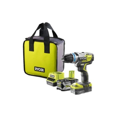 RYOBI Perceuse sans Fil  Brushless R18PDBL-252S + 2 Batteries 18V