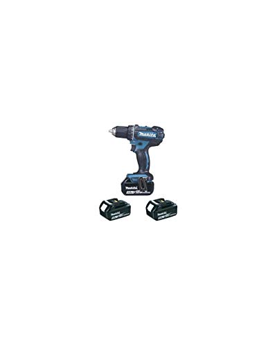 MAKITA Perceuse-visseuse 13mm sur accu LXT 18V + 3x BL1850B + 1x DC18RC + Makpac - DDF482RT3J