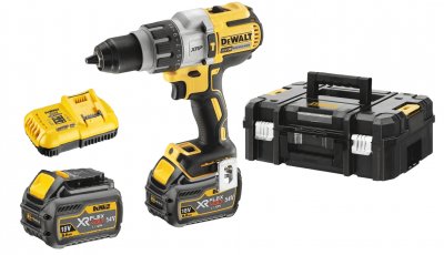 DEWALT Perceuse-visseuse 18V + 2 batteries 6Ah + chargeur + coffret Tstak - - DCD996T2