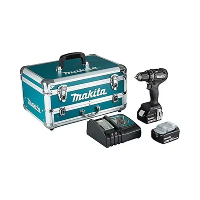 MAKITA Perceuse visseuse 18V avec accessoires + 2 batteries 5Ah + chargeur rapide + coffret - - DDF485TX2B