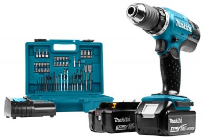 MAKITA Perceuse visseuse 42NM BL1830Bx2+DC18SD, D-52299  DDF453SFX1