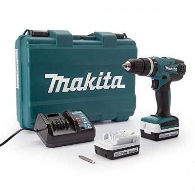 MAKITA Perceuse visseuse &agrave; percussion 14,4V Li-Ion (2x1,3 Ah)  HP347DWE