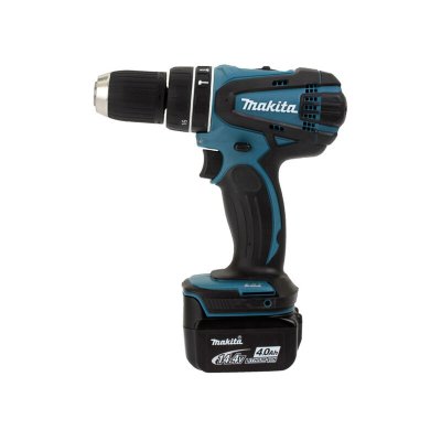 MAKITA Perceuse visseuse &agrave; percussion 14.4V Li-ion 4Ah &Oslash;13 mm - DHP446RMJ