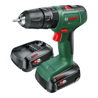 BOSCH Perceuse visseuse &agrave; percussion  EasyImpact 18V-40 2x2.0AH + Coffret X-Line 34 pi&egrave;ces