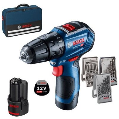 BOSCH Perceuse visseuse &agrave; percussion -  - GSB12V-30 - 12V - 20Ah Li-Ion - Sans fil