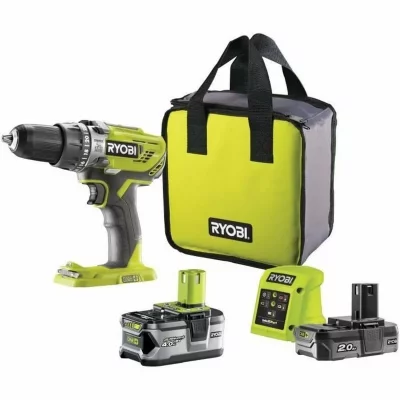 RYOBI Perceuse-visseuse &agrave; percussion  ONE+ R18PD3-242S